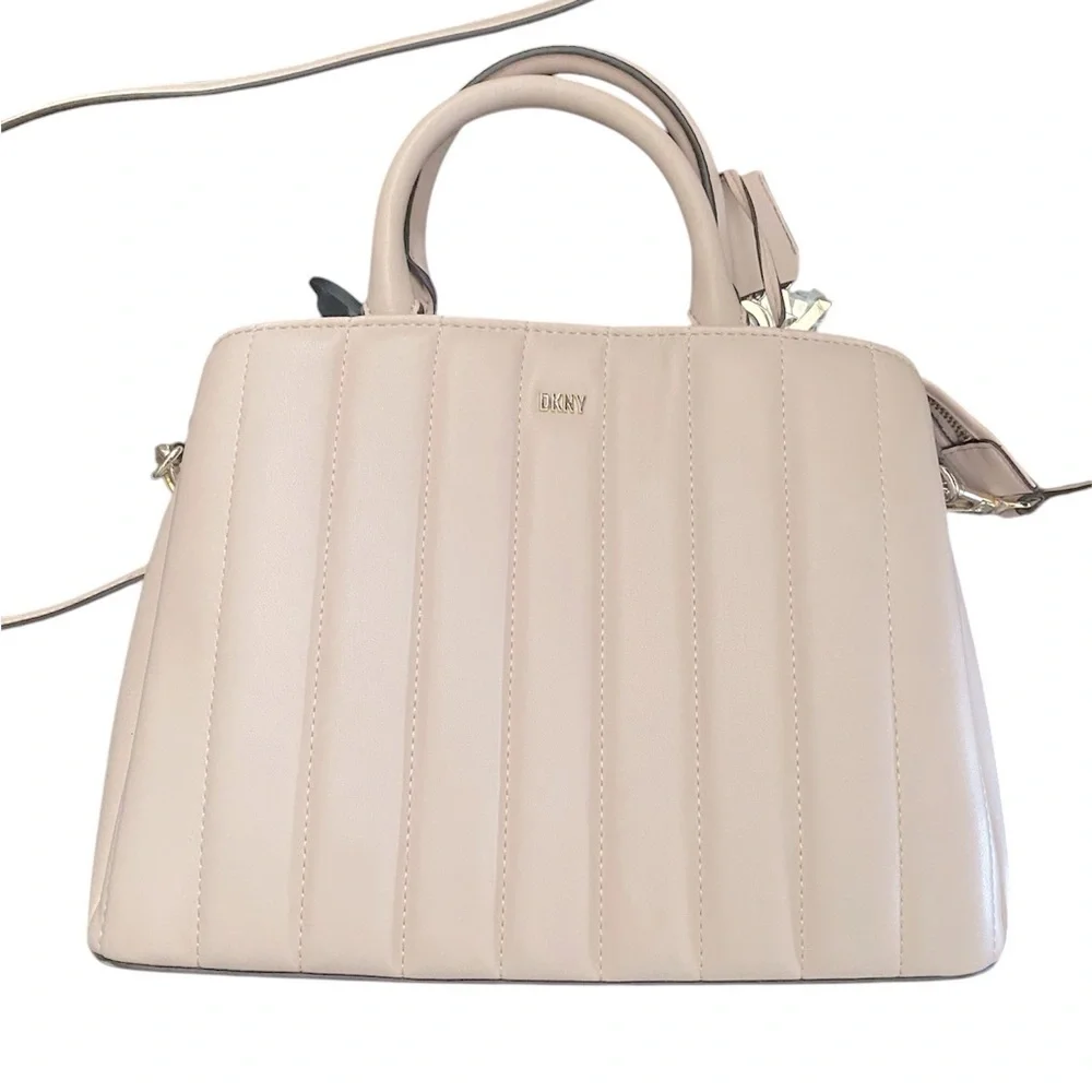 DKNY Pink Paige Medium Satchel NWT - Picture 2 of 16